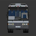 King Long White Bus With Red Stripe And Blue Windows Modern Exterior Design