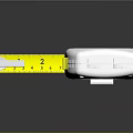 Hardware Tool Tape Measure With Stainless Steel Body And Yellow Measuring Tape For Accurate Measuring