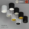 Modern Black And White Downlights And Spotlights With Warm Yellow White Light Ceiling Mounted Design