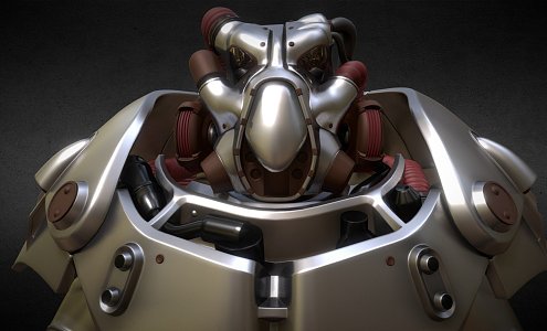 Power Armor Type X01 3d model