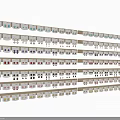 Stylish Jewelry Earrings Display Hanging On Racks With Various Styles And Colors