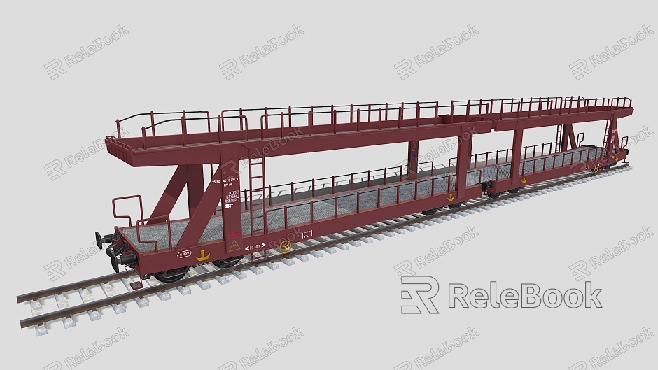 Rail car car transport rail car train transport car model