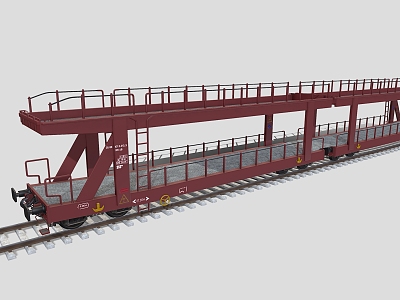 Rail car transport rail car train transport car model