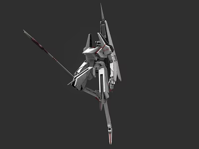 Game Movie Mecha Character With Mechanical Design And Futuristic Sword Weapon In Sci Fi Style 3d model
