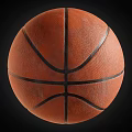 Basketball Sports Equipment with Orange Surface and Black Lines Textured Grip for Training Game Use
