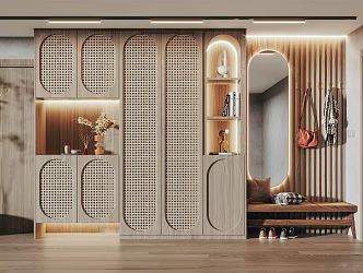 Shoe Cabinet Decorative Cabinet Entrance Shoe Cabinet Entrance Cabinet 3d model
