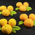 Orange Fruit Citrus Orange 3d model