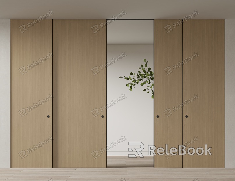 Modern invisible sliding door model