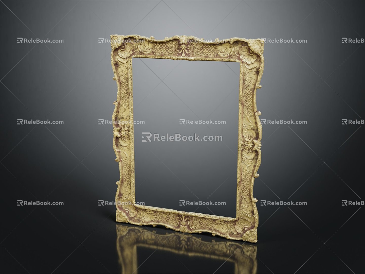 Vintage Photo Frame Antique Photo Frame Photo 3d model