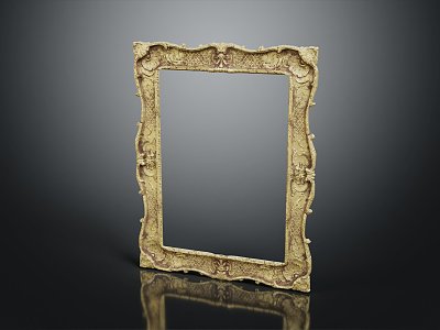 Vintage Photo Frame Antique Photo Frame Photo 3d model