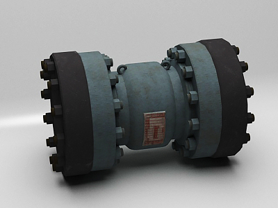 Modern Piping 3d model