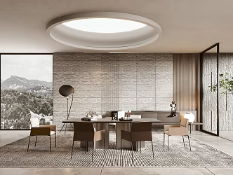Modern Restaurant 3d model