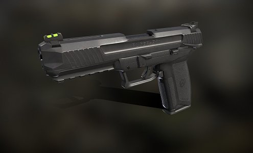 Ruger 57 pistol 3d model