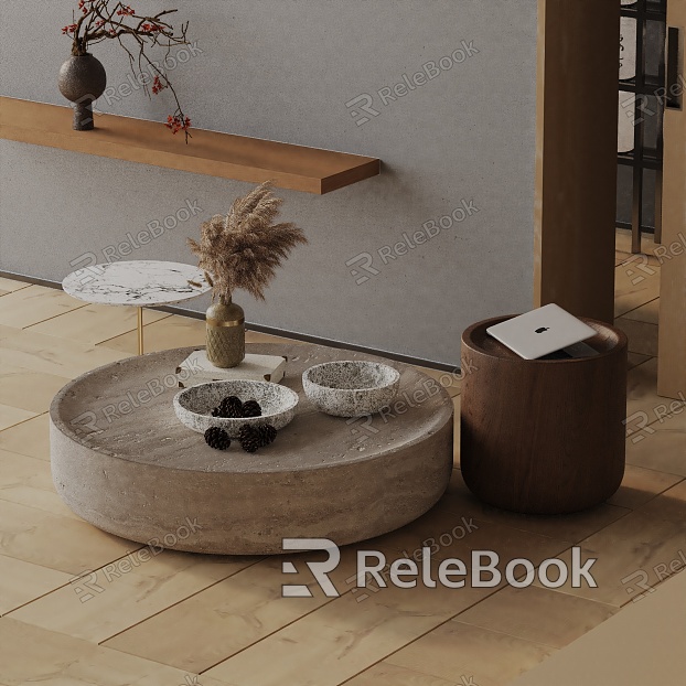 Modern coffee table model