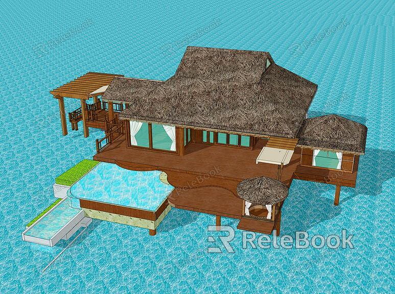 Southeast Asian Style Sea Homestay model