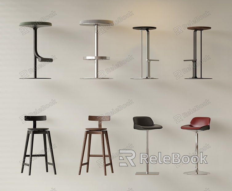 Modern Bar Chair Bar Stool Bar Stool Without Armrest Bar Chair Stool model