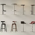 Modern Bar Chair Bar Stool Bar Stool Without Armrest Bar Chair Stool 3d model