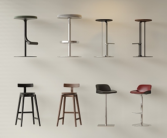 Modern Bar Chair Bar Stool Bar Stool Without Armrest Bar Chair Stool 3d model