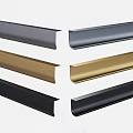 Door Handles in Different Colors Metal Long Strip Design Various Options