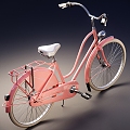 Retro Bicycle 3d model