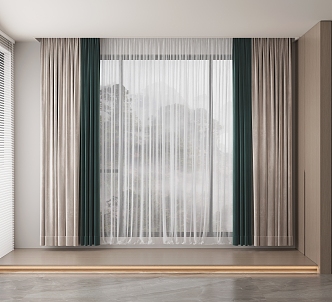 Curtains 3d model