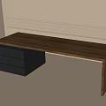 Desk Dining Table 3d model