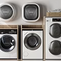 Modern Bathroom Cabinet Rack With Washer Dryer Units Storage Shelves And Towels