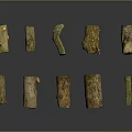 Rustic Wood and Stone Artisan Pieces with Diverse Shapes and Natural Textures