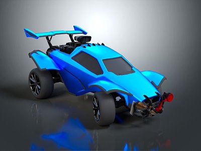 Modern Toy Car All-terrain Vehicle Four-wheeler Beach Car 3d model