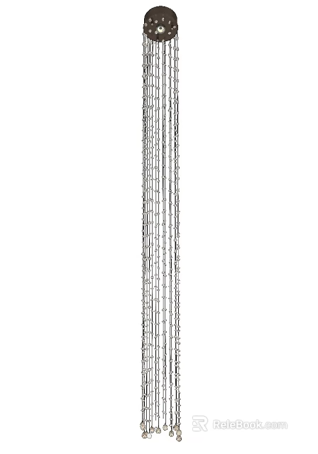 Elegant Modern Chandelier Design With Stylish Structure For Contemporary Home Decor 3d model