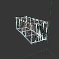 Rustic Metal Container Building Structure For Modern Architecture Design