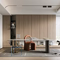 Modern study 3d model