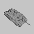 Leopard 2A7 Tank 3d model