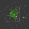 Aerial View Urban Planning With High Rise Buildings Greenery And Roads