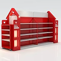 shaped shelf 3d model