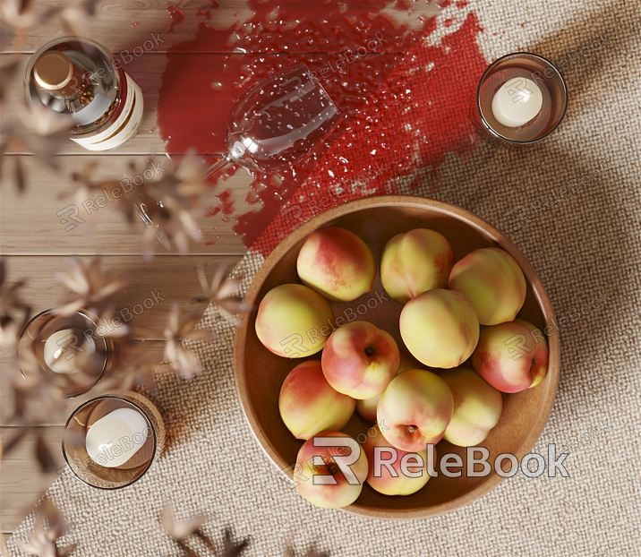 Modern fruit plate fruit plate ornaments model