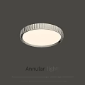 Cream wind ceiling lamp 3d model