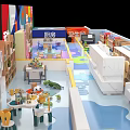 Colorful Indoor Playground Equipment For Children With Slides And Interactive Zones