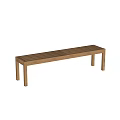 Skargaarden Nordic Log Bench Shoe Changing Bench Outdoor Bench 3d model