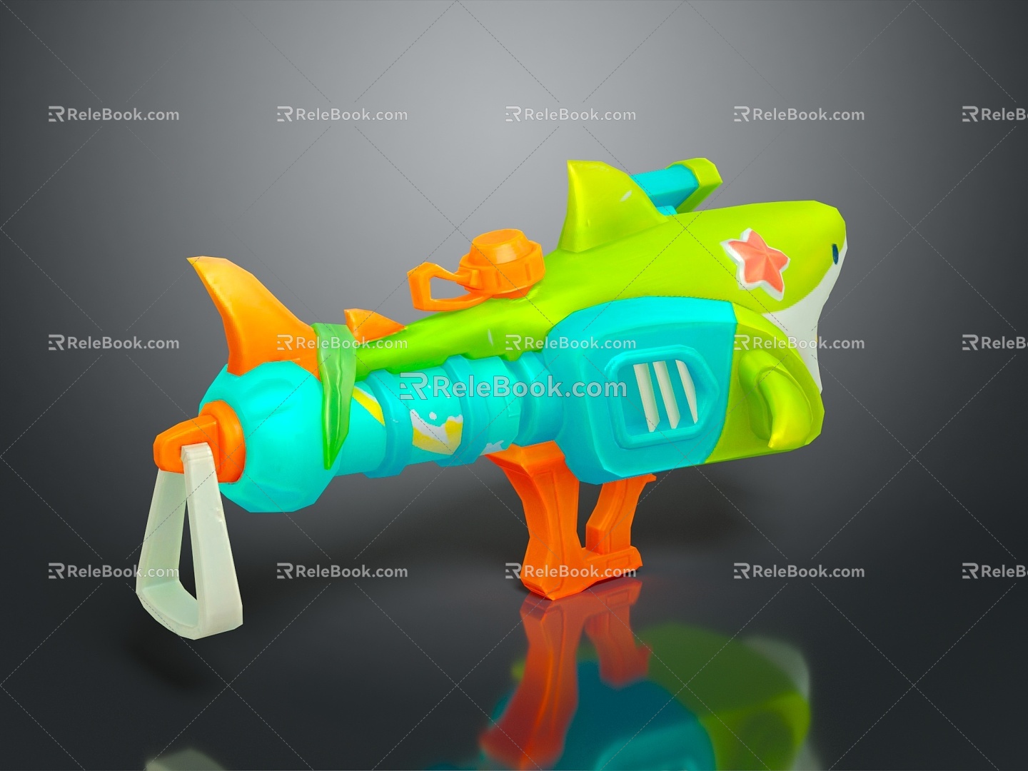 Toy gun bubble gun water gun children's toy toy children's toy gun toy water gun pistol 3d model