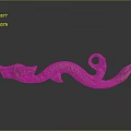 Elegant Dragon Shaped Jewelry with Golden Bronze Scaled Texture Curved Body and Coiled Tail