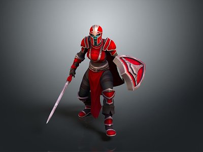 Western Samurai Western Warrior Western Hero Western Warrior Knight Hero Ancient Warrior Paladin 3d model