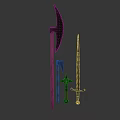 Modern Axe Tomahawk 3d model