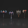 Magic Eye Tomahawk Magic Tomahawk Magic Warhammer Game Tomahawk Weapon Cold Weapon Orc Axe 3d model