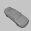 Gray Two Door Sports Car With Sleek Exterior Design And Alloy Wheels