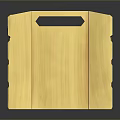 Wooden Storage Box with Handles for Home Organizing and Decorative Use