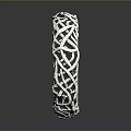 Elegant Silver Fashion Ring With Intricate Woven Filigree Design Details