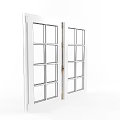 French architectural window casement window 3d model