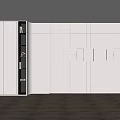 Modern background wall 3d model