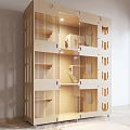 Modern Wooden Garden Decor With Multi Tiered Shelves And Cutout Designs For Plants